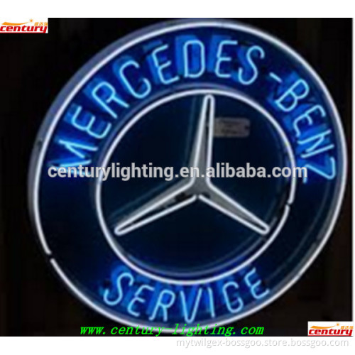 mercedes benz service neon sign